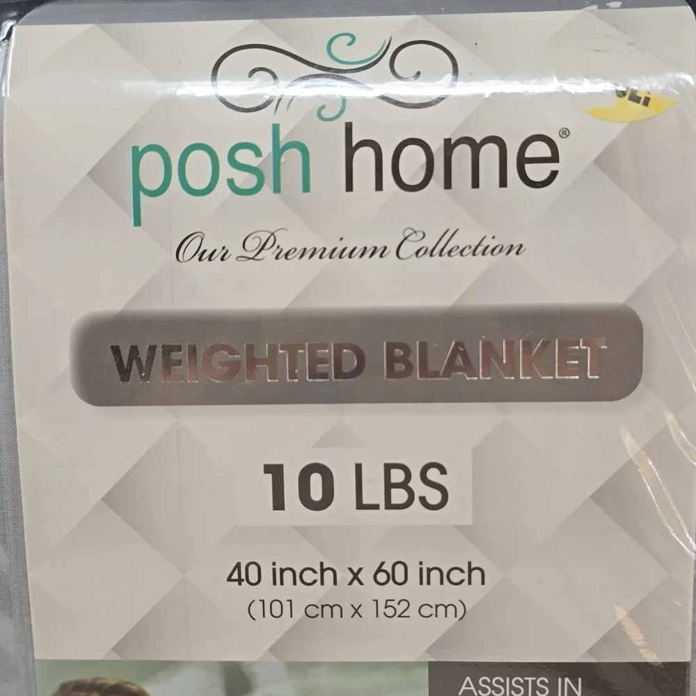 Posh Home weighted blanket‎ twin or full size 10lb 40